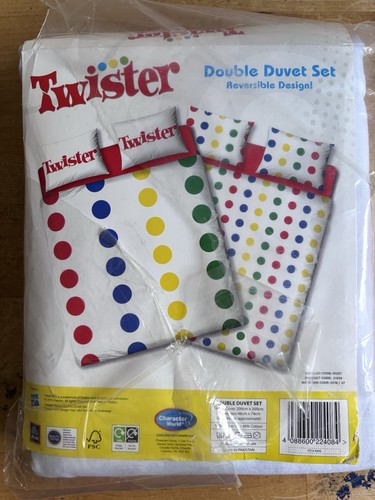 Rare twister double duvet - double, set