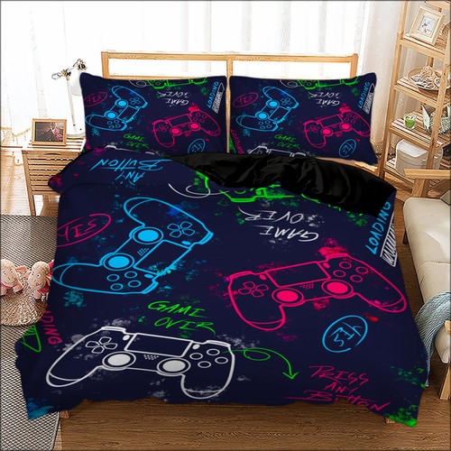 Gamepad duvet cover set with - cover,