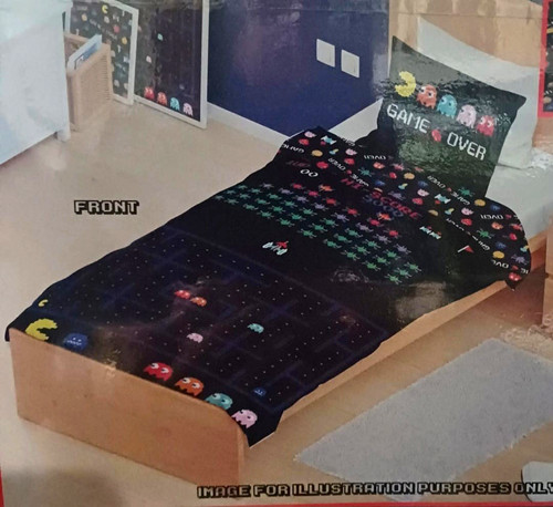 Game over gaming single - game, duvet