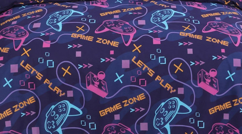 Kids game print bedding - game,