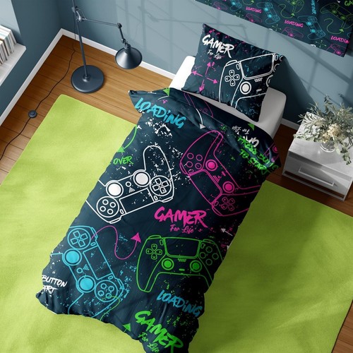 Gamer single duvet - gamer, cover