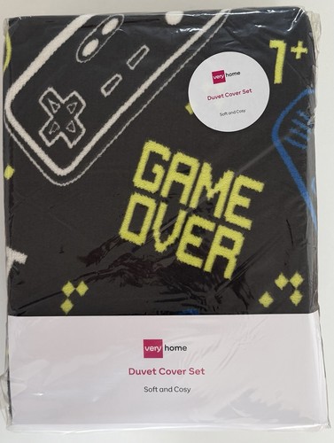 Gamer fleece duvet cover - fleece,