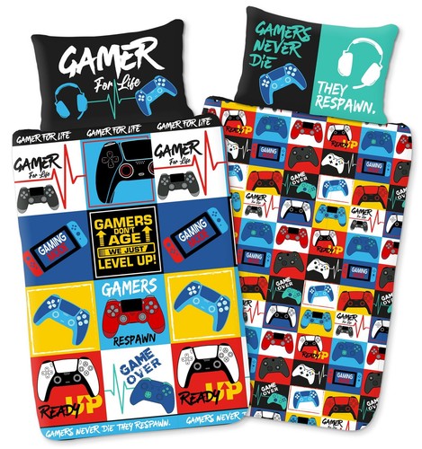 Gamer single duvet cover - gamer,
