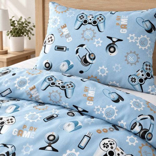 Gaming single bed bedding set - bedding,