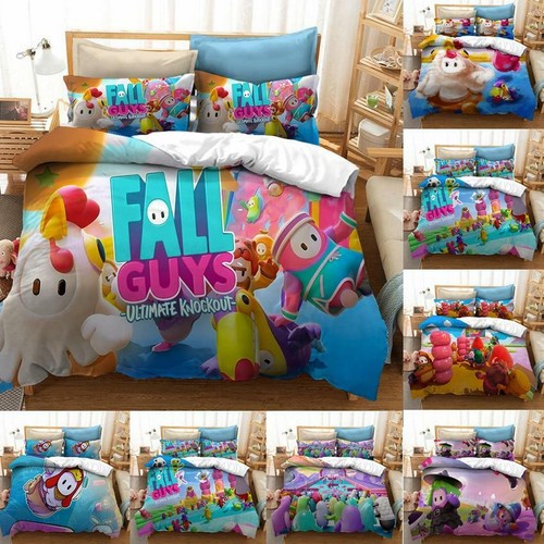 3pcs fallguys game quilt duvet - 3pcs,