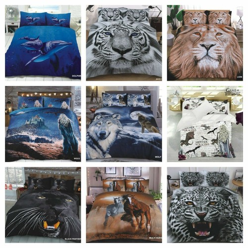 Animal printed duvet cover - printed,