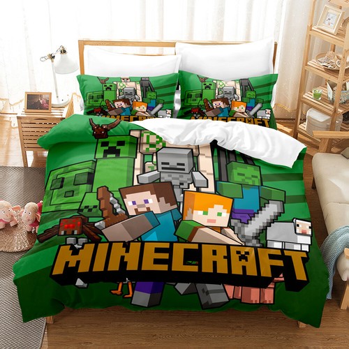 Minecraft quilt duvet - quilt, doon