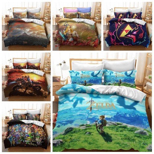 Zelda games quilt duvet cover - quilt,