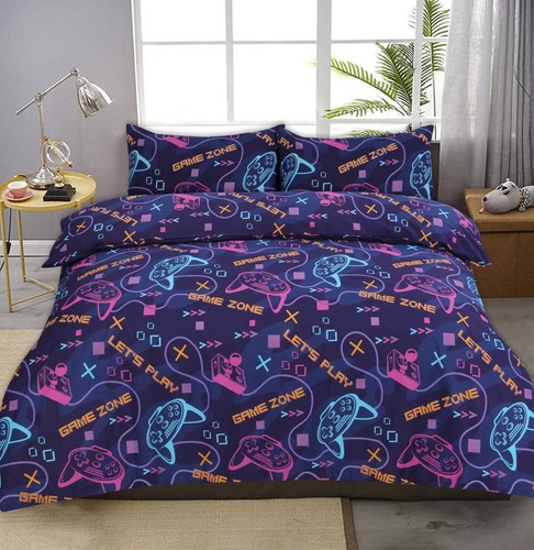 Gamer printed duvet - gamer,