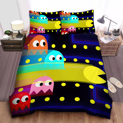 Pac man duvet cover - pac-man,