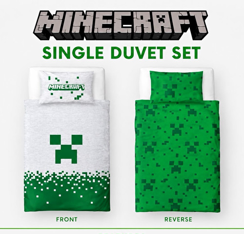 Minecraft single reversible - single,
