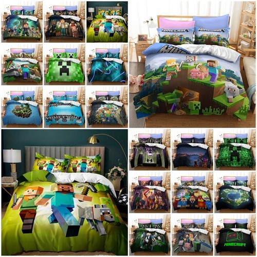Minecraft game duvet cover - minecraft,