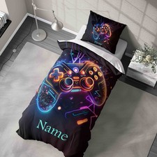 Neon Boys Gamer Remote Duvet