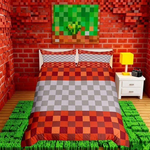 Homemissing pixel game duvet - game,
