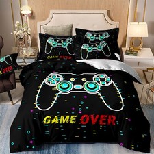 Gamepad Quilt Duvet Cover Set