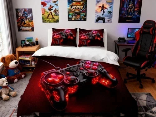 Printed gaming duvet - printed, cover