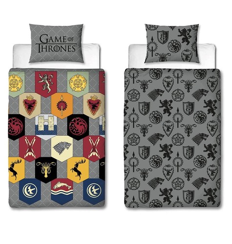 Game thrones single duvet - single,