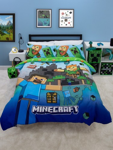 Minecraft double duvet kids - double,
