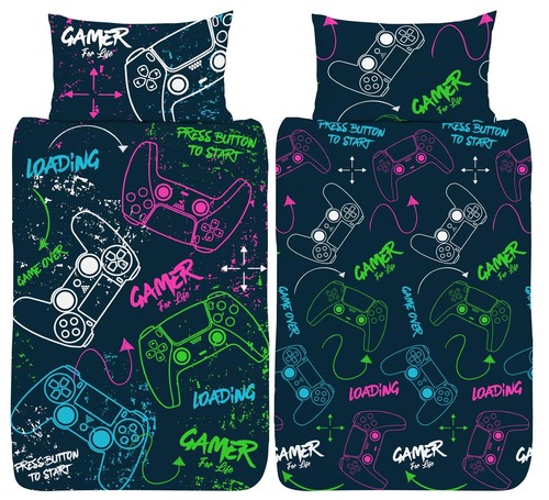 Gamer single duvet - gamer, cover